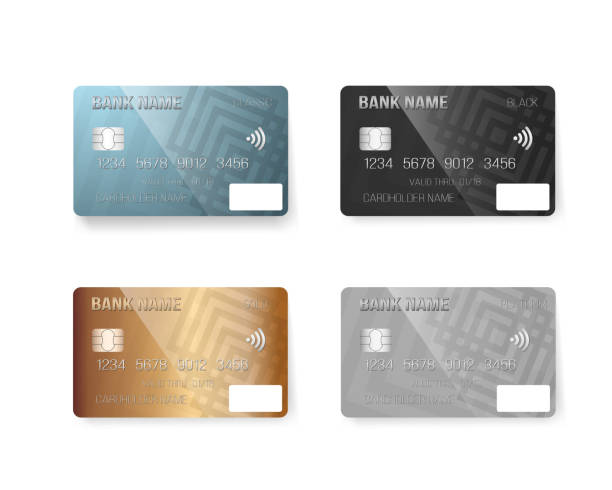 istock Vector Credit Card Set. Realistic Bank Cards Isolated on White Background 876450250