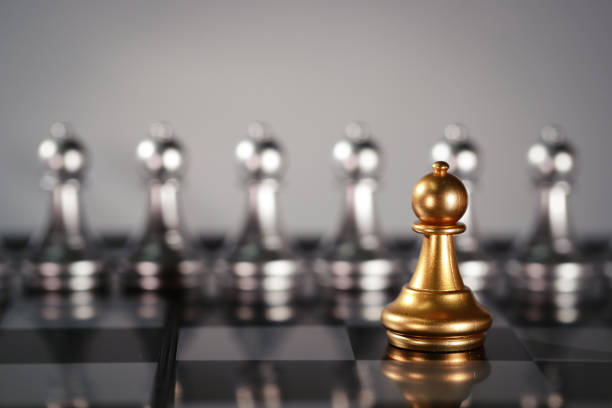 istock Chess business idea for competition, success and leadership concept 876452734
