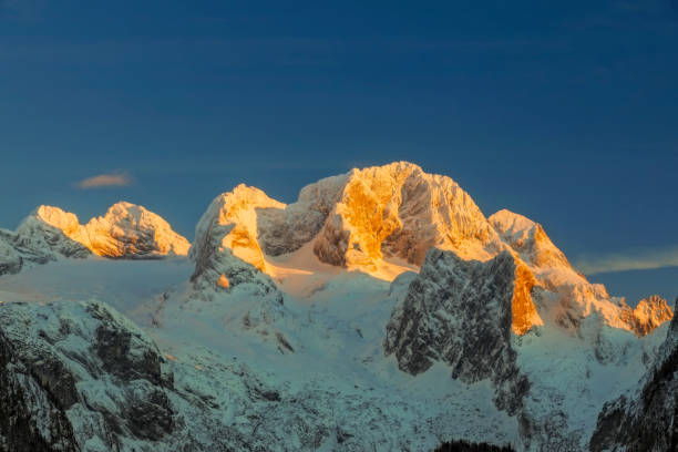 istock Alpenglow at Dachstein in Winter - European Alps 876452932