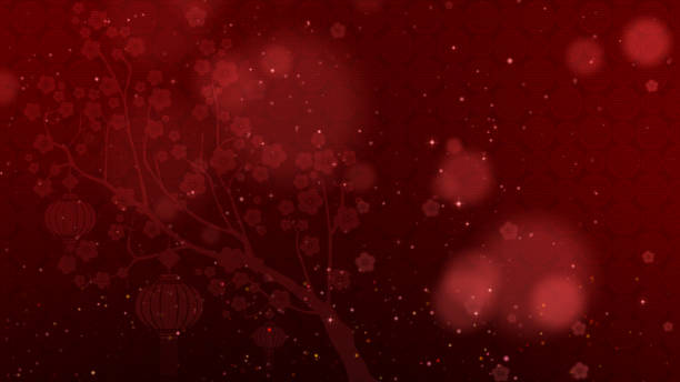 istock Chinese New Year background decorations 876455908