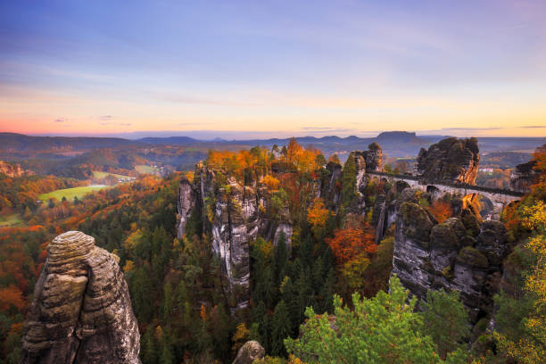 istock Bastei bridge in Saxon Switzerland 876457216