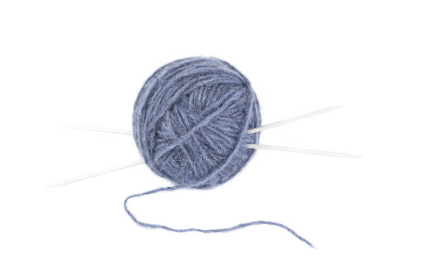 istock Ball of yarn and needles 876457302