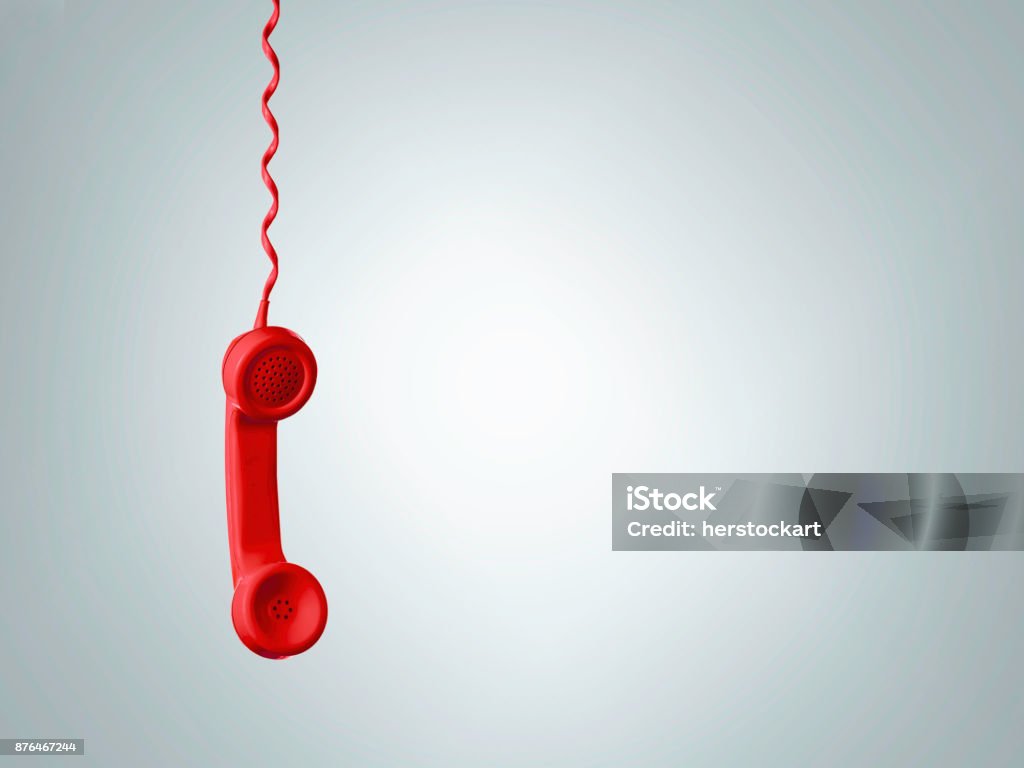 Red Telephone Concepts Telephone Stock Photo