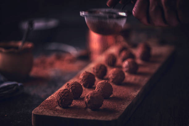 istock Finest Chocolate Truffle Pralines 876467854