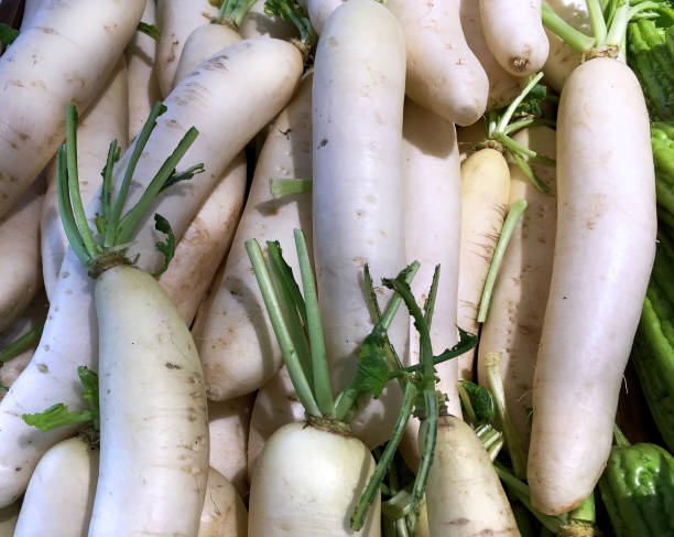 istock Closeup Pile of Fresh Radishes 876470254