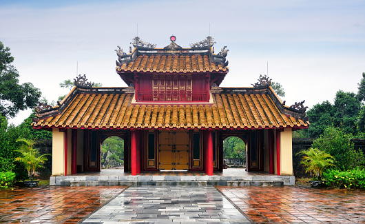 Imperial Tomb of Minh Mang, was built during the years 1840 to 1843, Hue, Vietnam