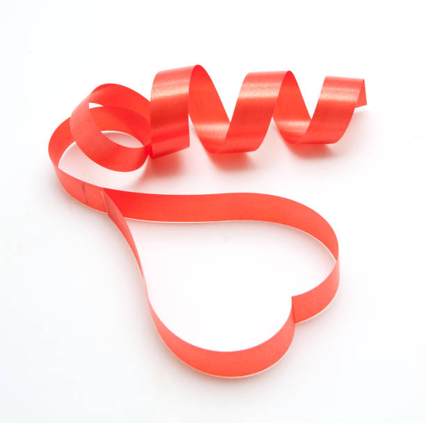 istock ribbons shaped as hearts isolated on white valentines day 876474836