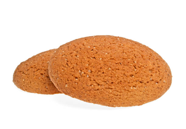 istock Oatmeal cookies on a white background 876478364