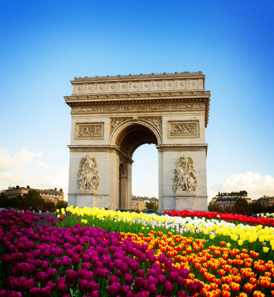 istock Arc de triomphe, Paris, France 876486276