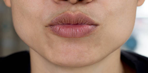 istock Beautiful lips, Asian beauty 876487170