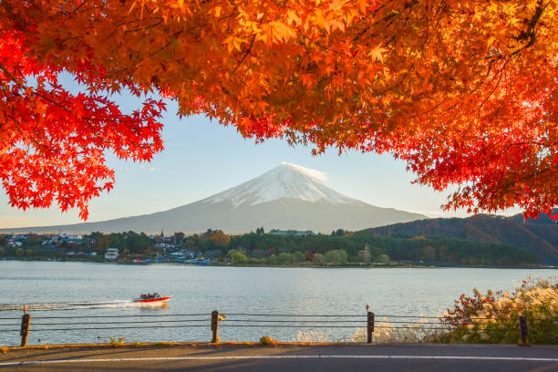 istock red frame of maple leaf and mt.Fuji

,sunset 876487284