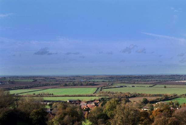istock Lush green English countryside 876504690