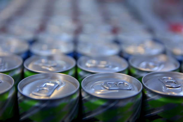 istock Aluminum cans serve as storage containers for various types of drinking beverages. 876508774