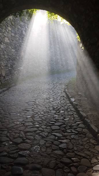 istock A ray of light in a tunnel 876508990