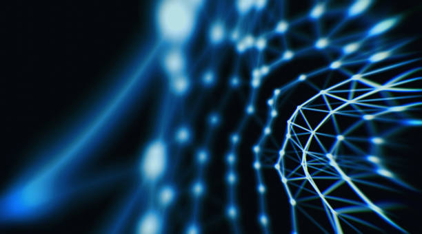 istock Abstract geometry surfaces, lines and points background, Used as digital wallpaper and technology background. 3d rendering 876511816