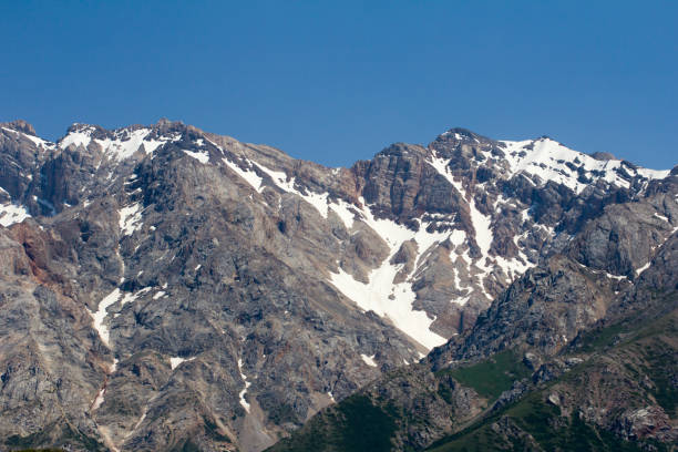 istock mountains with snow in Kazakhstan 876511870