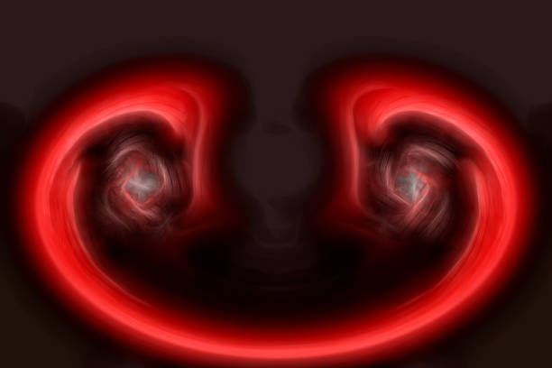Color design pattern, computer generated images, closeup of photo