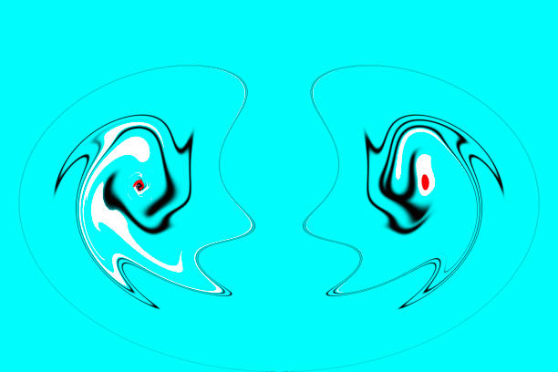 Color design pattern, computer generated images, closeup of photo \