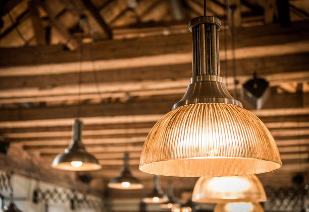 istock Beautiful retro luxury interior lighting lamp decor 876522792