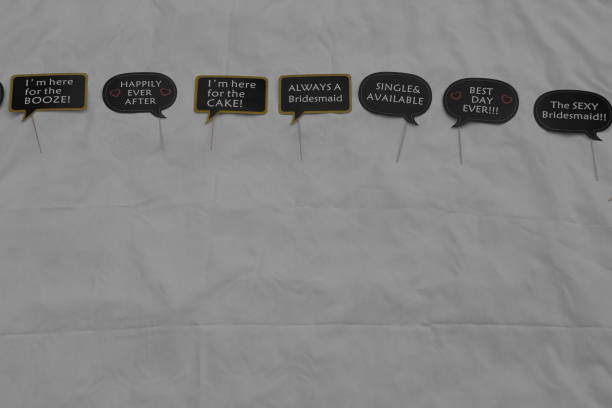 istock Set of photo accessories for wedding 876523210