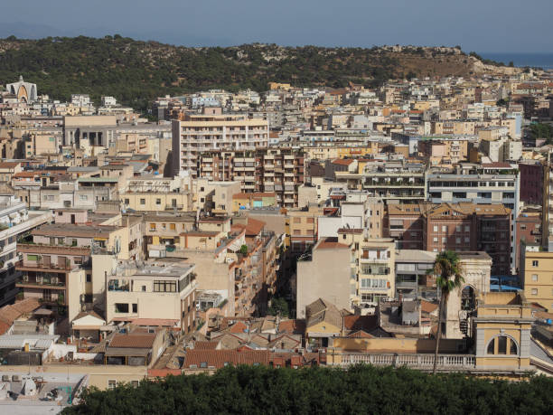 istock Aerial view of Cagliari (hdr) 876527616