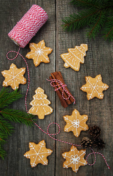 istock Christmas ginger and honey cookies 876531558