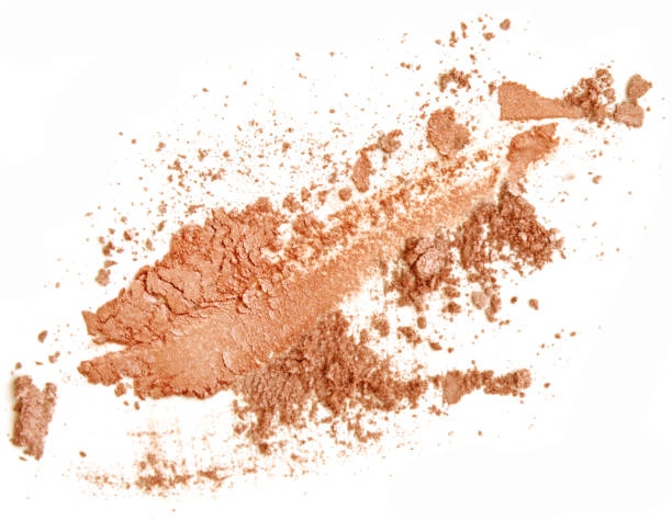 istock Orange color powder cosmetic make up 876541840