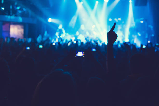 istock The audience watching the concert on stage. 876563698