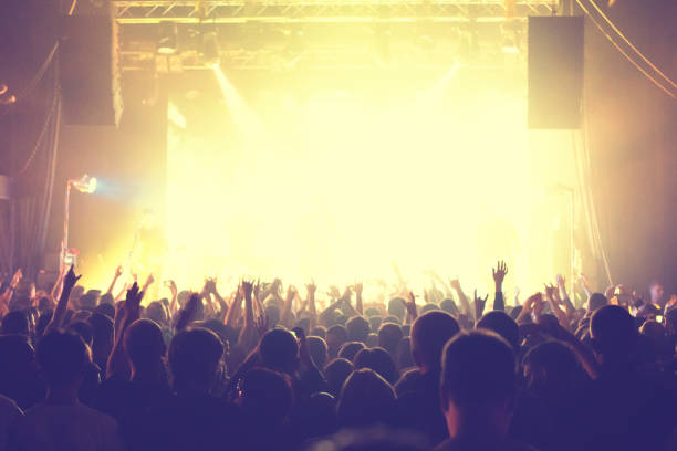 istock The audience watching the concert on stage. 876564416