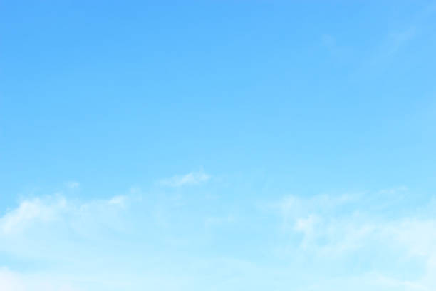 istock Soft white clouds against blue sky background and empty space for your design, beautiful of nature 876567114