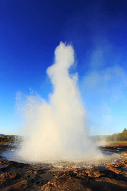istock Strokkur Geyser Eruption, Iceland 876568078
