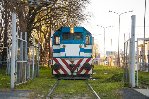 Argentine trains. Buenos Aires is surrounded by railway lines everywhere, a means of locomotion that works.