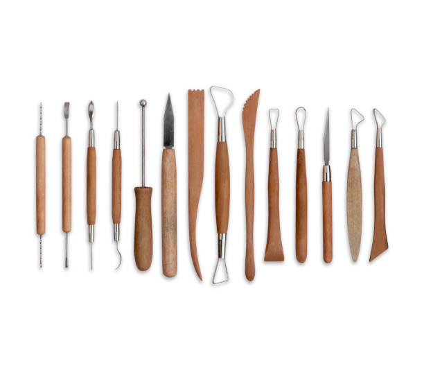 Pottery Tools Stock Photo - Download Image Now - Work Tool, Sculpture, Clay  - iStock