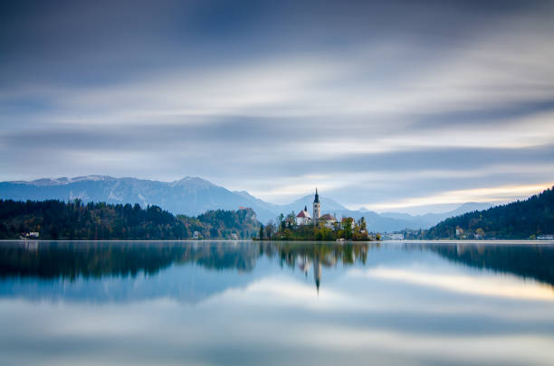 istock Morning at Bled lake 876583516