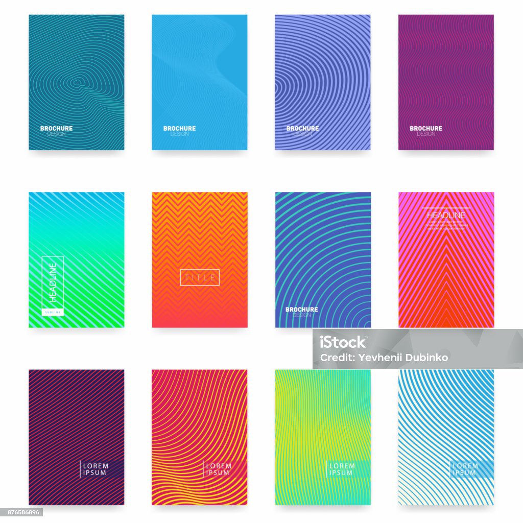 Business brochure cover design. Abstract geometric template. Set of minimal covers design Business brochure cover design. Abstract geometric template. Set of minimal covers design. Vector Backgrounds stock vector