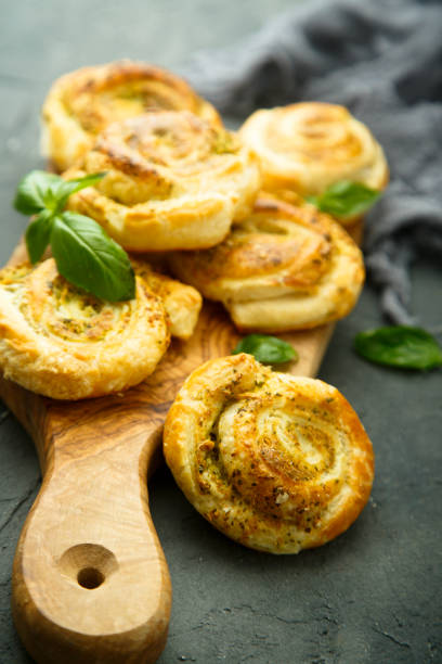 istock Pies with pesto sauce 876594072