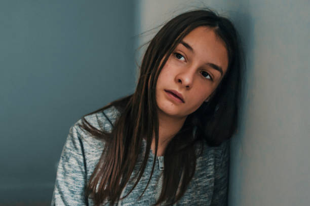 istock Lonely depressed woman feel tired, sad and unhappy. 876597302