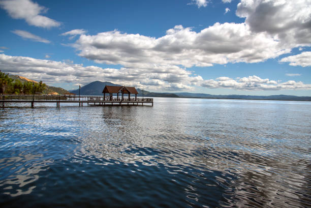 Clear Lake is a natural freshwater lake located in Lake County in the U.S. state of California, north of Napa County and San Francisco. It is the largest natural freshwater lake wholly within the state. Known as the \
