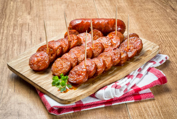 istock Spanish grilled sausage 876611828