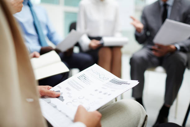 istock Papers of accountant 876612464