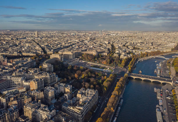 istock Cityscape of Paris. 876616590