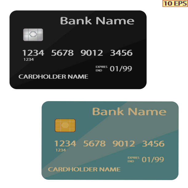 istock Bank card. Credit or debit card mock-up. Bank card isolated on white background. Realistic vector. 876621778