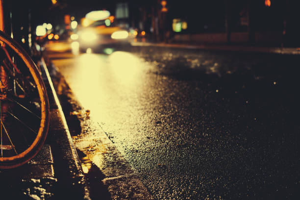 istock Rainy night in the big city 876626448