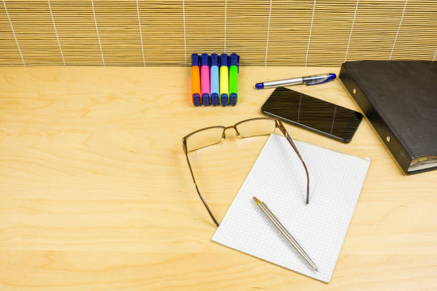 istock Minimalist office at home. 876628840