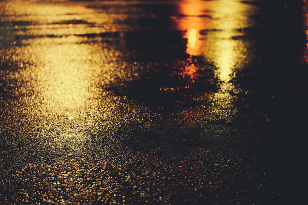 istock Rainy night in the big city 876637432