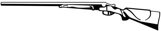 Vector illustration of Shotgun