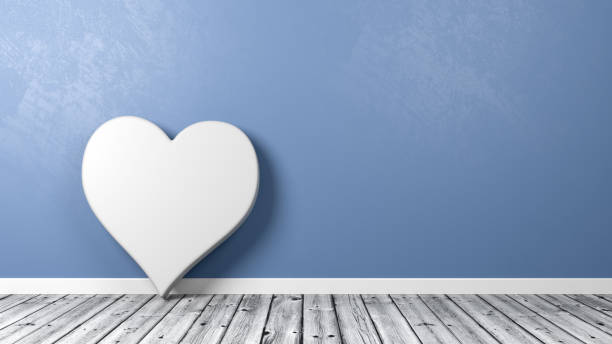 istock Heart Symbol on Wooden Floor 876641740