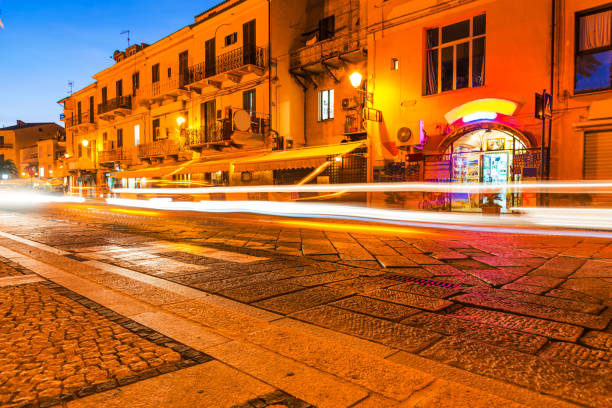 istock La Maddalena promenade at night 876641942