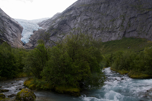 Briksdalsbreen is one of the most accessible and best known arms of the Jostedalsbreen glacier.