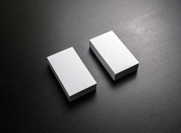 istock Business cards on wood 876649496